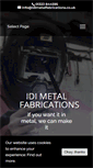 Mobile Screenshot of idimetalfabrications.co.uk