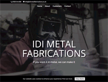 Tablet Screenshot of idimetalfabrications.co.uk